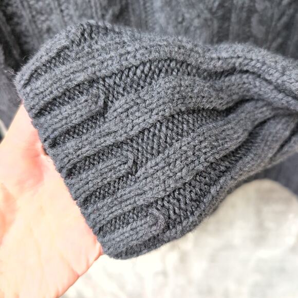 VTG 90's Concrete Made For The Street WoolBlend Retro Cable Knit Preppy Sz Med - Picture 3 of 8